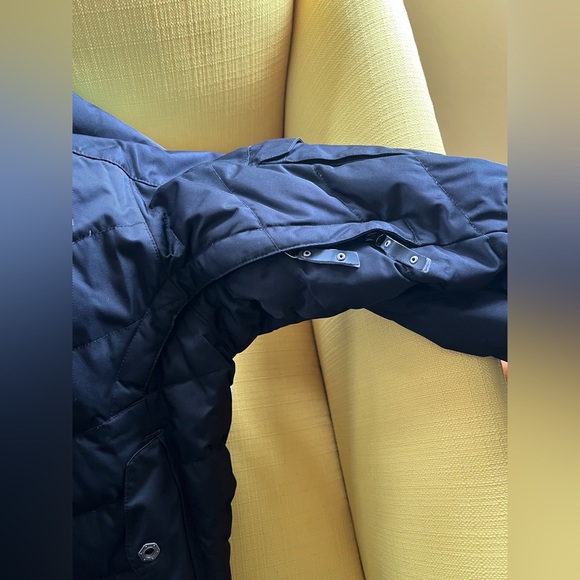 The North Face RECCO 600 Fill Down Ski Snowboard Coat Hood black XS - Picture 10 of 12